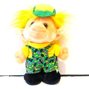 VINTAGE Trolio Trolls plush doll 1992
